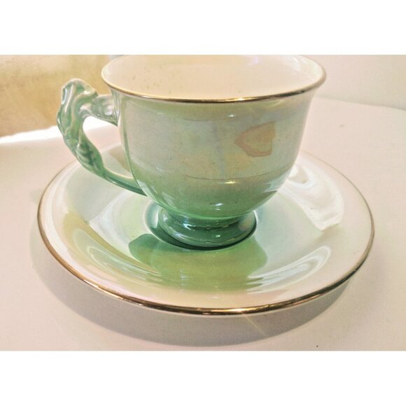 Vintage Royal Winton Grimwades Bone China Tea Cup & Saucer Set Floral HANDLE - Picture 2 of 14